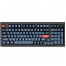 Клавіатура бездротова Keychron V5 Max, Gateron Jupiter Banana, Hot-Swap, RGB UA Black (V5M-D4-UA)