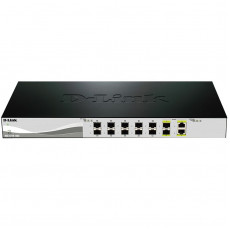 Комутатор D-Link DXS-1210-12SC (10x10G SFP+, 2x10GBaseT/10G SFP+, L3)