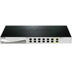 Комутатор D-Link DXS-1210-12SC (10x10G SFP+, 2x10GBaseT/10G SFP+, L3)