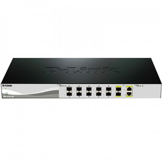 Комутатор D-Link DXS-1210-12SC (10x10G SFP+, 2x10GBaseT/10G SFP+, L3)