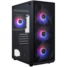 Корпус 1stPlayer FD3-M-BK-4F7 Black без БЖ
