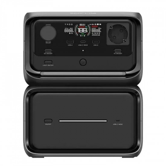 Зарядна станція EcoFlow River 3 Max Plus, 600W, 858Wh (EFRIVER3MaxPlus-EU-CBOX)_EU