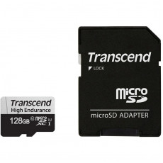 Карта пам`ятi MicroSDXC 128GB UHS-I/U1 Class 10 Transcend 350V + SD-адаптер (TS128GUSD350V)