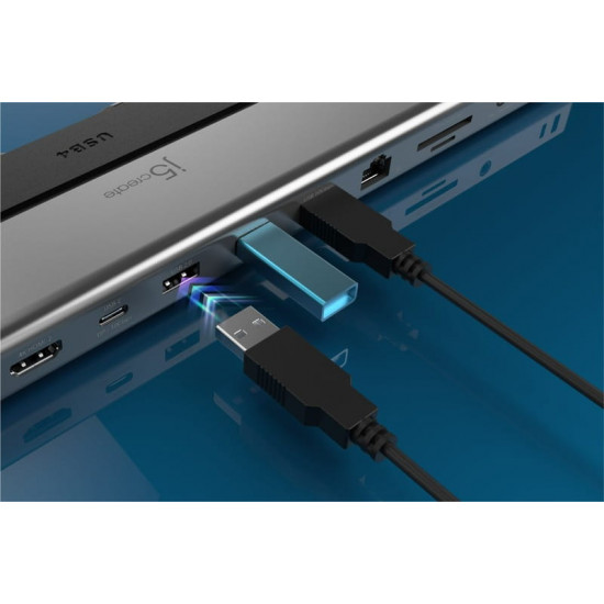 Док-станція J5create USB-C 12-в-1 (JCD554-N)