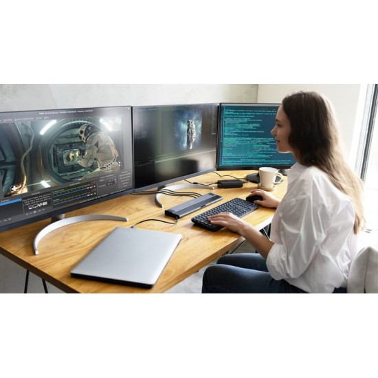 Док-станція J5create USB-C 12-в-1 (JCD554-N)