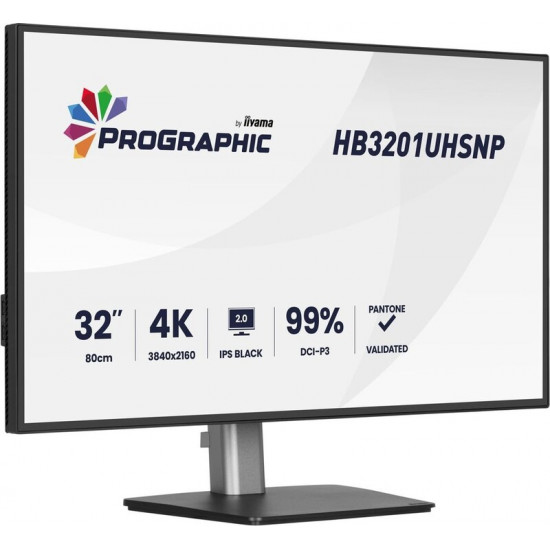 Монітор Iiyama 31.5" ProGraphic HB3201UHSNP-B1 IPS Black