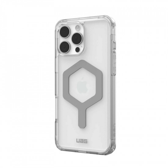 Чохол-накладка Urban Armor Gear Magsafe для Apple iPhone 16 Pro Max Plyo Ice/Silver (114481114333)