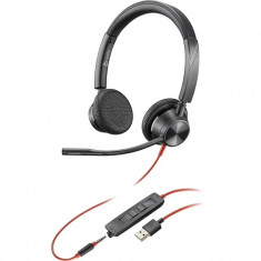 Гарнітура Poly BlackWire 3325-M USB-A \ USB-C +3.5mm Plug HS Stereo  Black (8X222AA)
