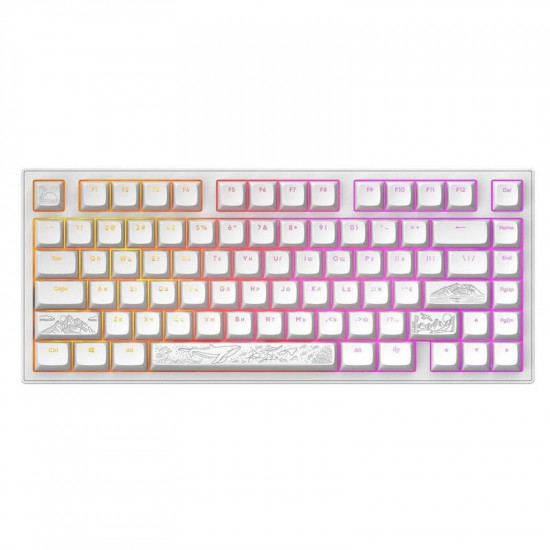 Клавіатура Dark Project ALU81 Terra Nostra White (DPKB_NOSTRA_81_ANSI_WHITE_UA)