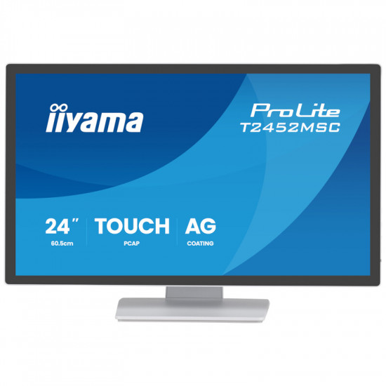 Монiтор Iiyama 24" ProLite T2452MSC-W1AG IPS White 100Hz