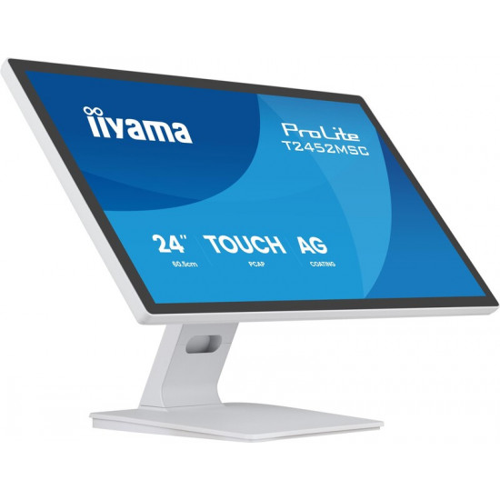 Монiтор Iiyama 24" ProLite T2452MSC-W1AG IPS White 100Hz