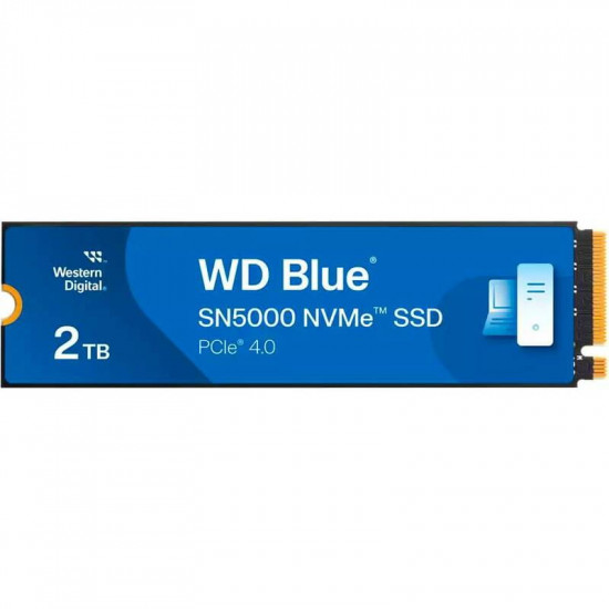 Накопичувач SSD 2TB WD Blue SN5000 M.2 2280 PCIe 4.0 x4 3D NAND TLC (WDS200T4B0E)