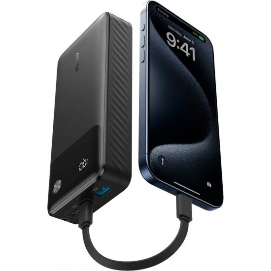 Універсальна мобільна батарея Anker PowerCore 20000mAh 30W Black (A1384G11)