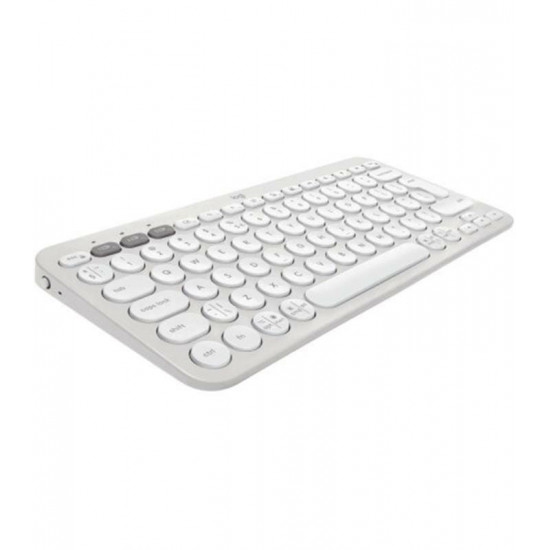 Клавiатура бездротова Logitech Pebble Keys 2 K380s White (920-011852)