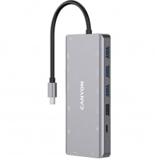 Док-станція Canyon DS-12 13in1 Dark Grey (CNS-TDS12)