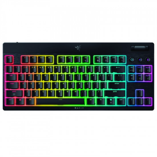 Клавіатура бездротова Razer BlackWidow V4 Low-Profile TKL Green switch (RZ03-05450500-R3M1)