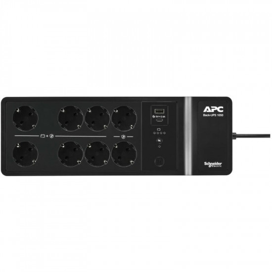 Джерело безперебійного живлення APC Back-UPS 1050VA/600W USB, 6+2 Schuko (BE1050G2-GR)