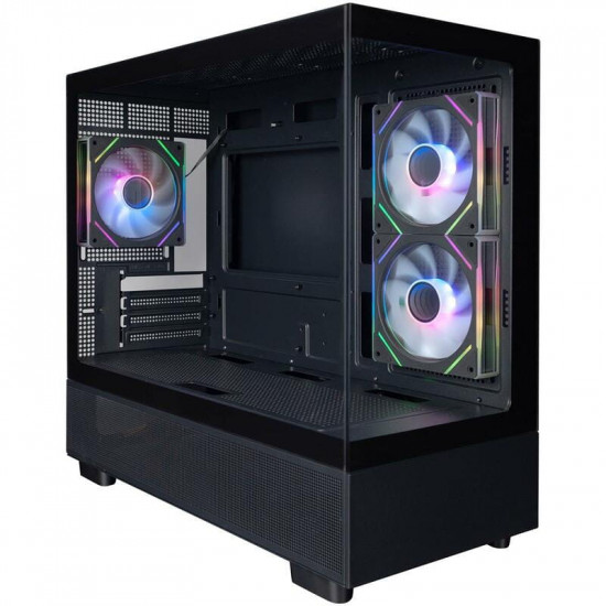 Корпус 1stPlayer Mi5-BK-2FC7R-1FC7 Black без БЖ