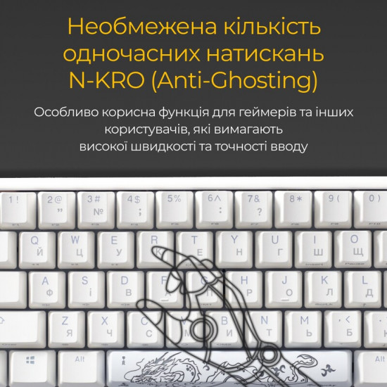 Клавіатура Ducky One 3 Mini Cherry MX Brown RGB UA USB White (DKON2161ST-BUAPXPWWWSC1)