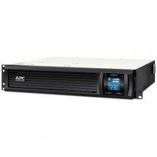 Джерело безперебійного живлення APC Smart-UPS C RM 2000VA LCD, Lin.int., 6 x IEC, RJ-45, USB, LCD, металл (SMC2000I-2U)