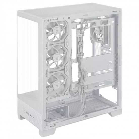 Корпус Asus A31 Plus White Tempered Glass без БЖ (90DC00R3-B19000)