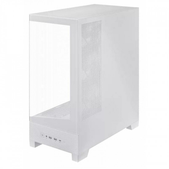 Корпус Asus A31 Plus White Tempered Glass без БЖ (90DC00R3-B19000)