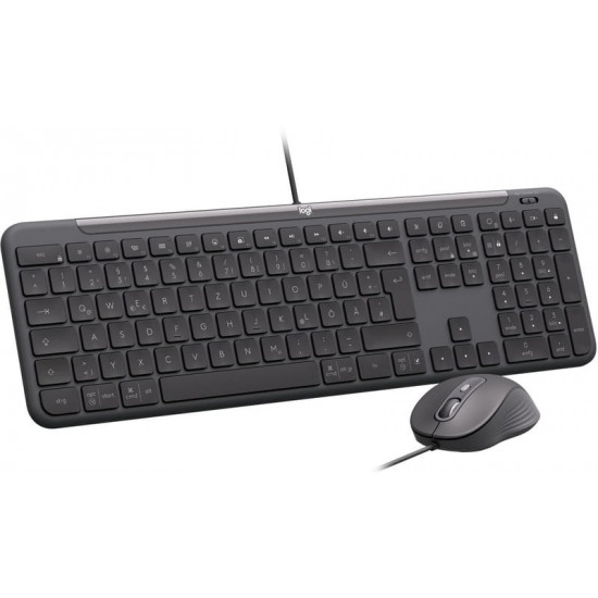 Комплект (клавіатура, миша) Logitech Signature Slim Combo MK620 Graphite (920-013349)