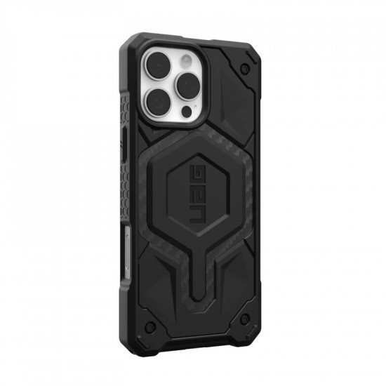 Чохол-накладка Urban Armor Gear Magsafe для Apple iPhone 16 Pro Max Monarch Pro Carbon Fiber (114457114242)