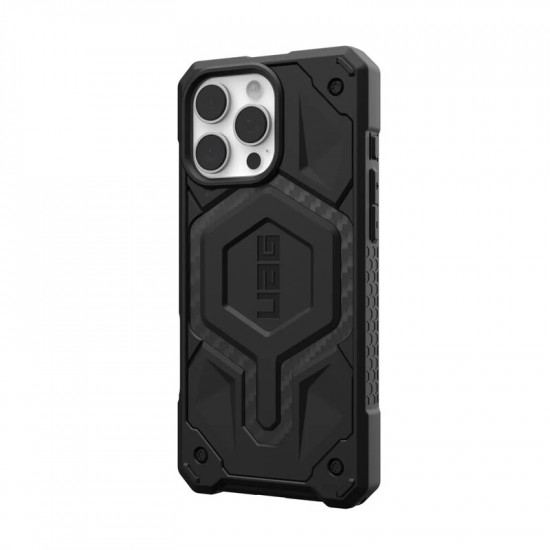 Чохол-накладка Urban Armor Gear Magsafe для Apple iPhone 16 Pro Max Monarch Pro Carbon Fiber (114457114242)