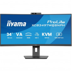 Монітор Iiyama 34" ProLite XCB3497WQSNPH-B1 VA Black 120Hz Curved