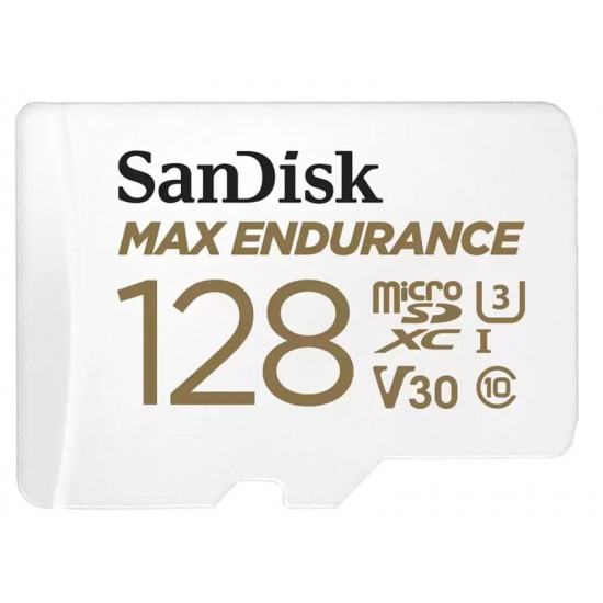 Карта пам`ятi MicroSDXC 128GB UHS-I/U3 Class 10 SanDisk Max Endurance R100/W40MB/s (SDSQQVR-128G-GN6IA)