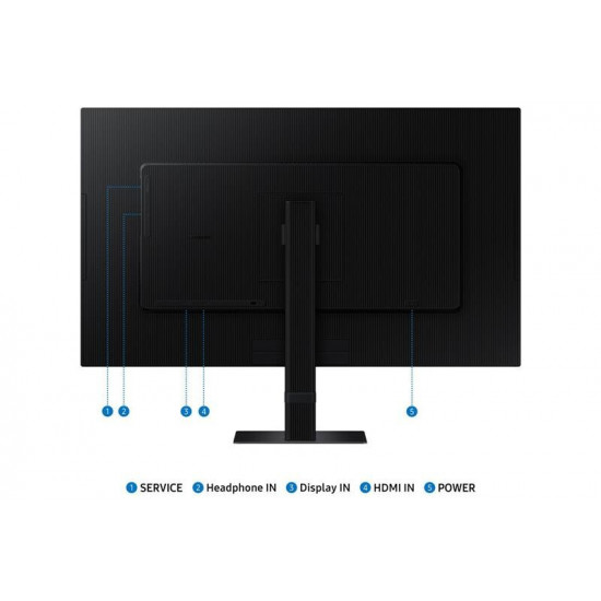 Монітор Samsung 27" ViewFinity S7 (LS27D700EAIXUA) IPS Black