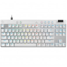 Клавiатура Logitech G PRO X TKL Rapid White (920-013242)
