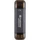 Накопичувач зовнішній SSD USB 3.1 Gen 2 Type-A/Type-C 1TB Transcend ESD310 Black (TS1TESD310C)