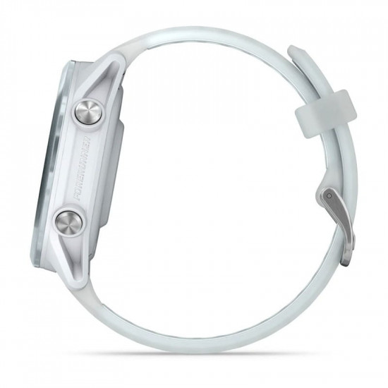 Смарт-годинник Garmin Forerunner 570 42mm Cloud Blue with Cloud Blue/Translucent Whitestone with Silver Buckle (010-02970-41)