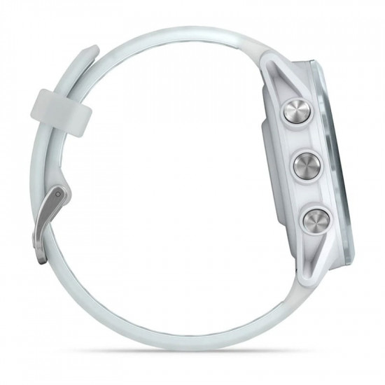 Смарт-годинник Garmin Forerunner 570 42mm Cloud Blue with Cloud Blue/Translucent Whitestone with Silver Buckle (010-02970-41)