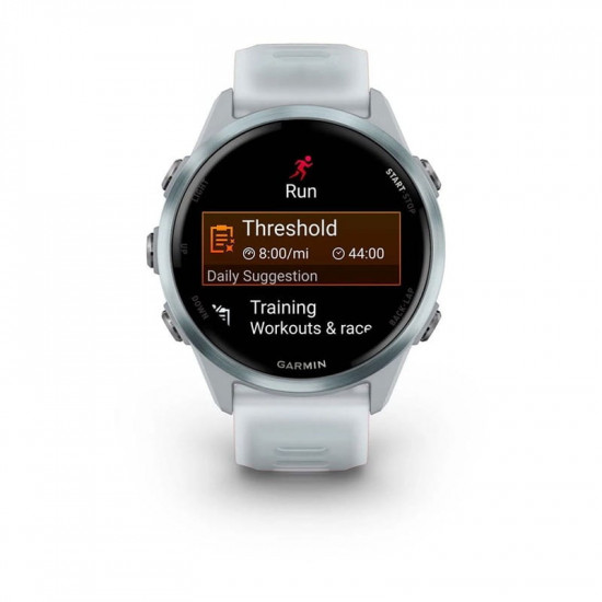 Смарт-годинник Garmin Forerunner 570 42mm Cloud Blue with Cloud Blue/Translucent Whitestone with Silver Buckle (010-02970-41)
