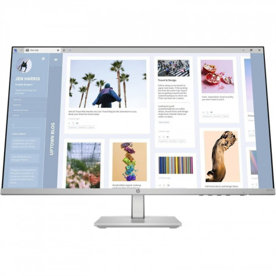Монiтор HP 27" S5 527sh (94C50AA) IPS Black-Silver 100Hz