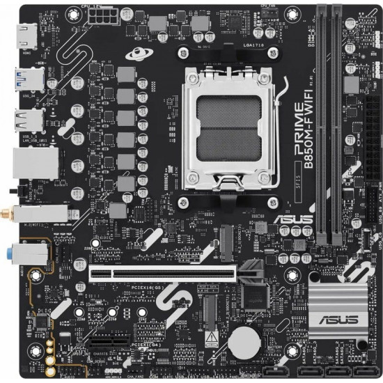 Материнська плата Asus Prime B850M-F WiFi Socket AM5