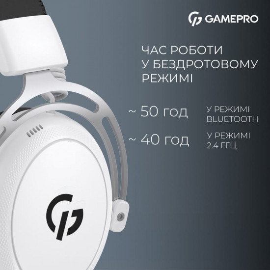 Гарнітура GamePro Asgard Skald White (HSW160W)