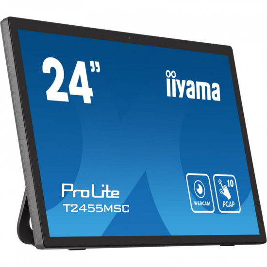 Монiтор Iiyama 23.8" T2455MSC-B1 IPS Black