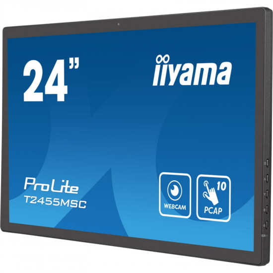 Монiтор Iiyama 23.8" T2455MSC-B1 IPS Black