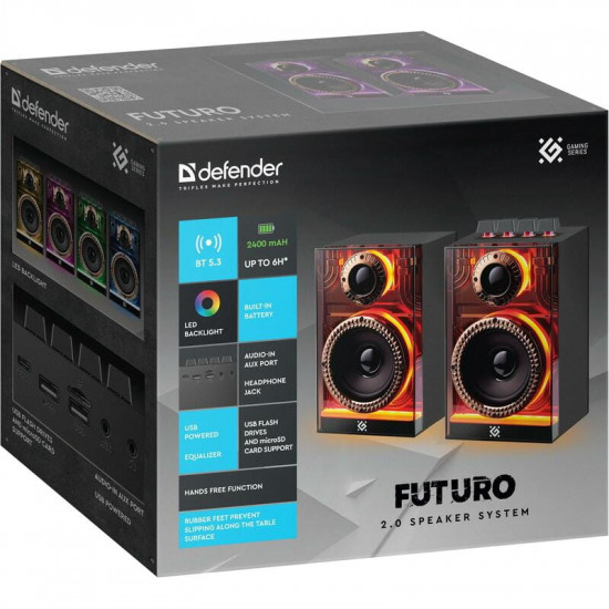 Акустична система Defender Futuro Black (65087)
