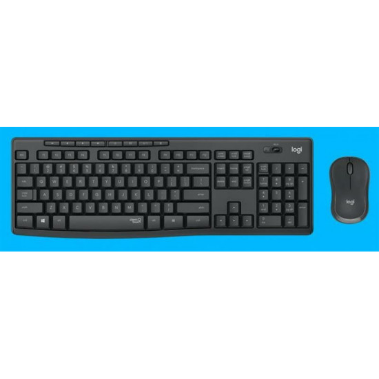 Комплект (клавiатура, миша) бездротовий Logitech MK295 Combo Black (920-009800)