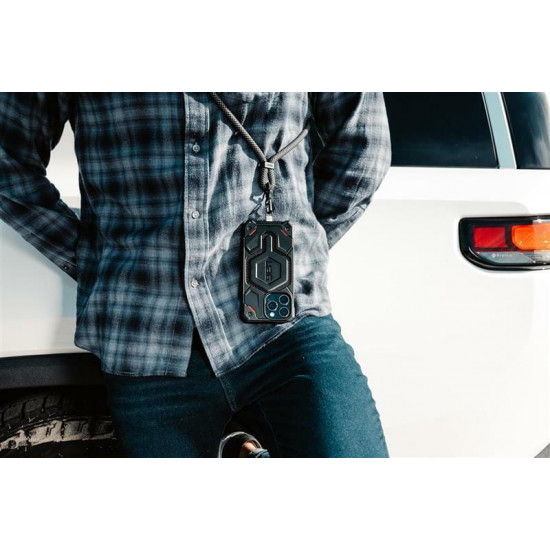 Чохол-накладка Urban Armor Gear Monarch Pro Magsafe для Apple iPhone 15 Pro Kevlar Black (114221113940)