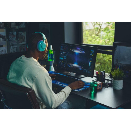 Bluetooth-гарнітура JBL Quantum 360 Wireless Cyan (JBLQTUM360CYN)