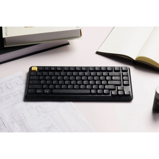 Клавіатура бездротова Keychron J1, K Pro Brown, Hot-Swap, RGB Black (J1-H3-UA)