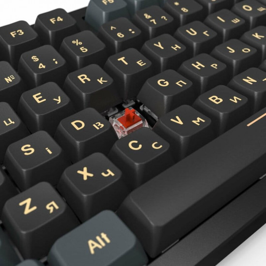 Клавіатура Montech MKey TKL Darkness Black (MK87DR)