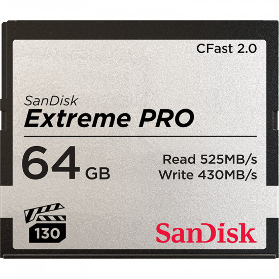 Карта пам`яті CFast 2.0 64GB SanDisk Extreme Pro R525/W430MB/s (SDCFSP-064G-G46D)