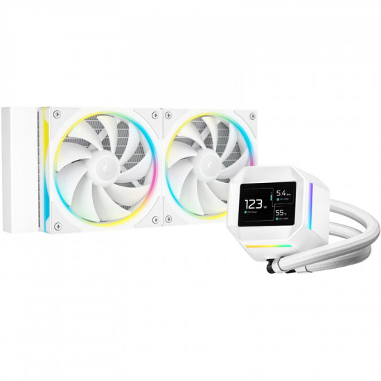 Система водяного охолодження DeepCool LM240 WH (R-LM240-WHDMMC-1)